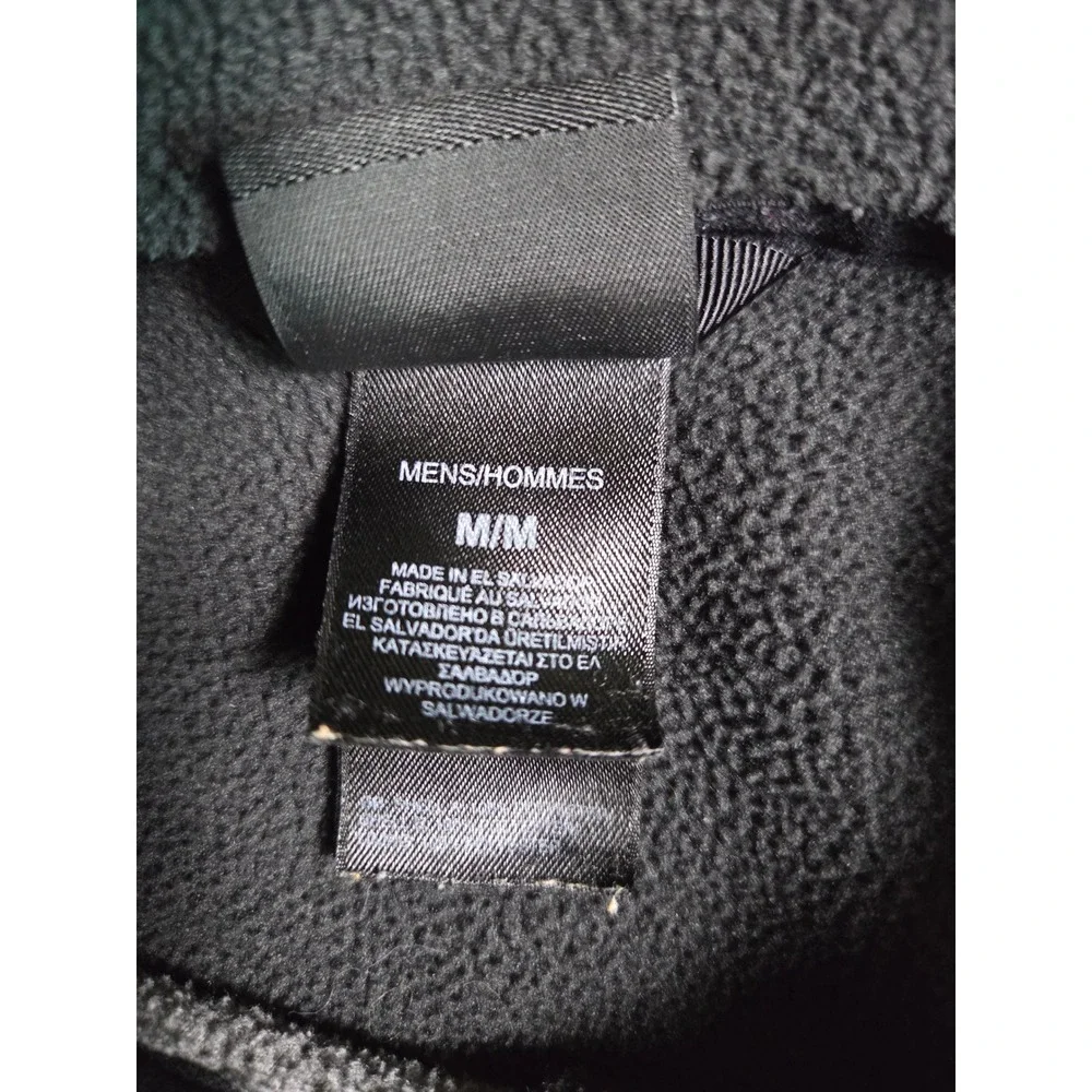 The North Face Fleece Jacket Mens Medium Grey Black FlashDry Full Zip Colorblock